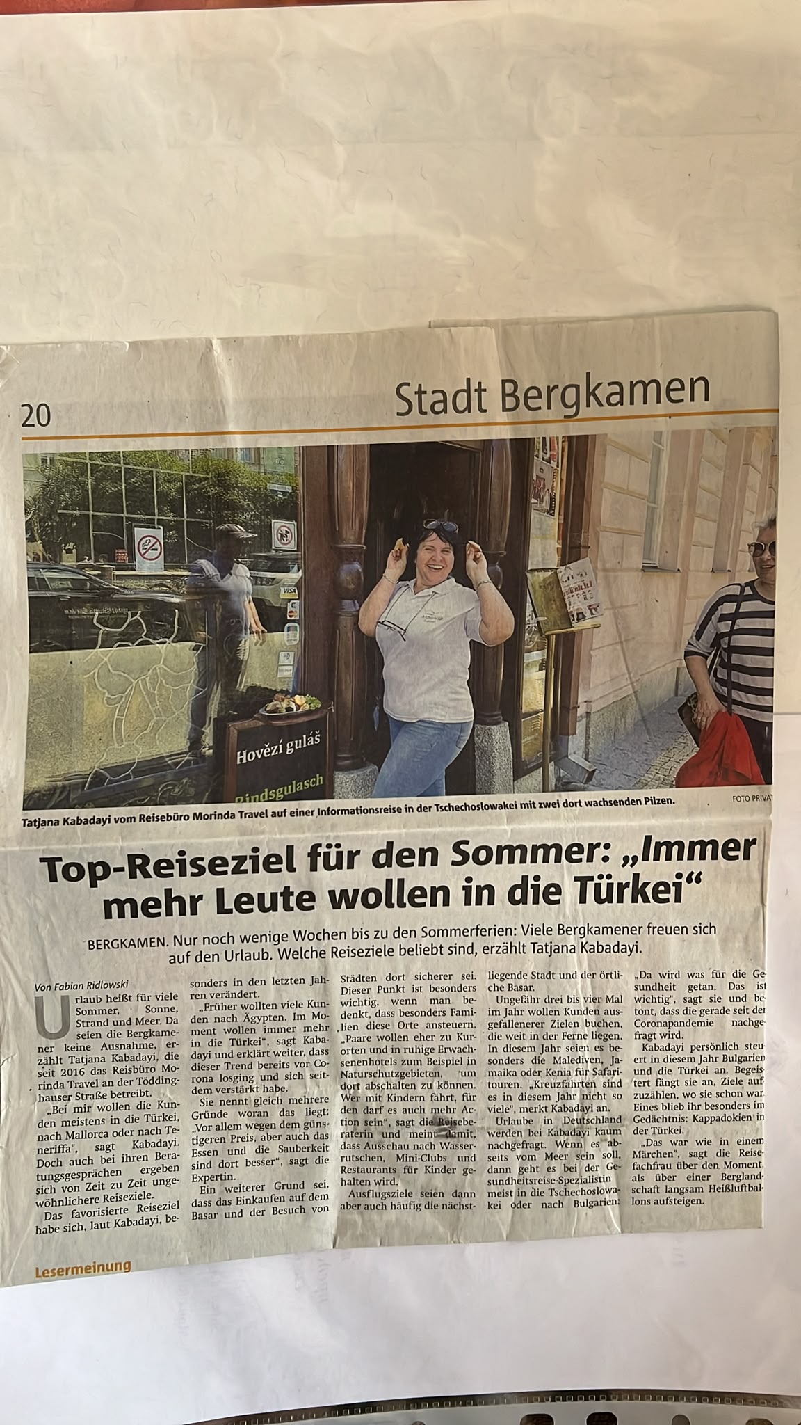 Stadt Bergkamen · „Immer mehr Leute wollen in die Türkei“