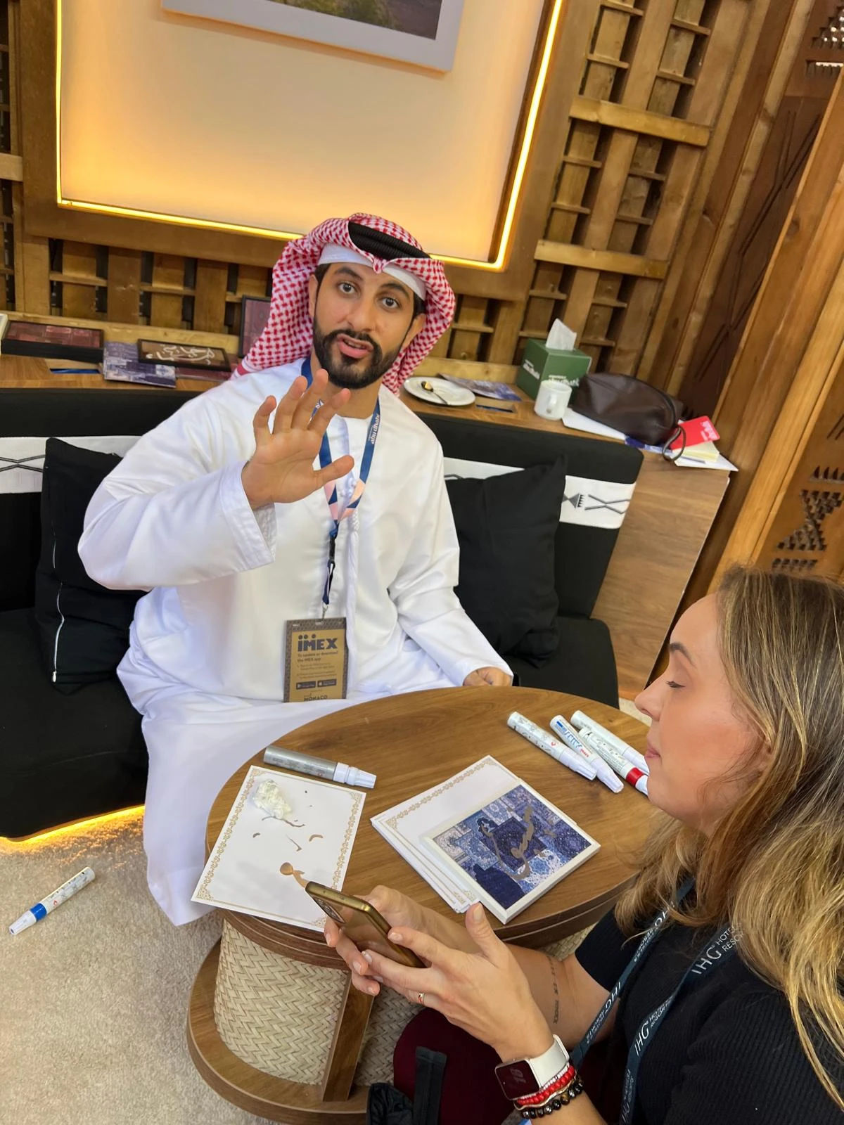 Tatjana Kabadayı – Arabische Kalligrafie auf der IMEX