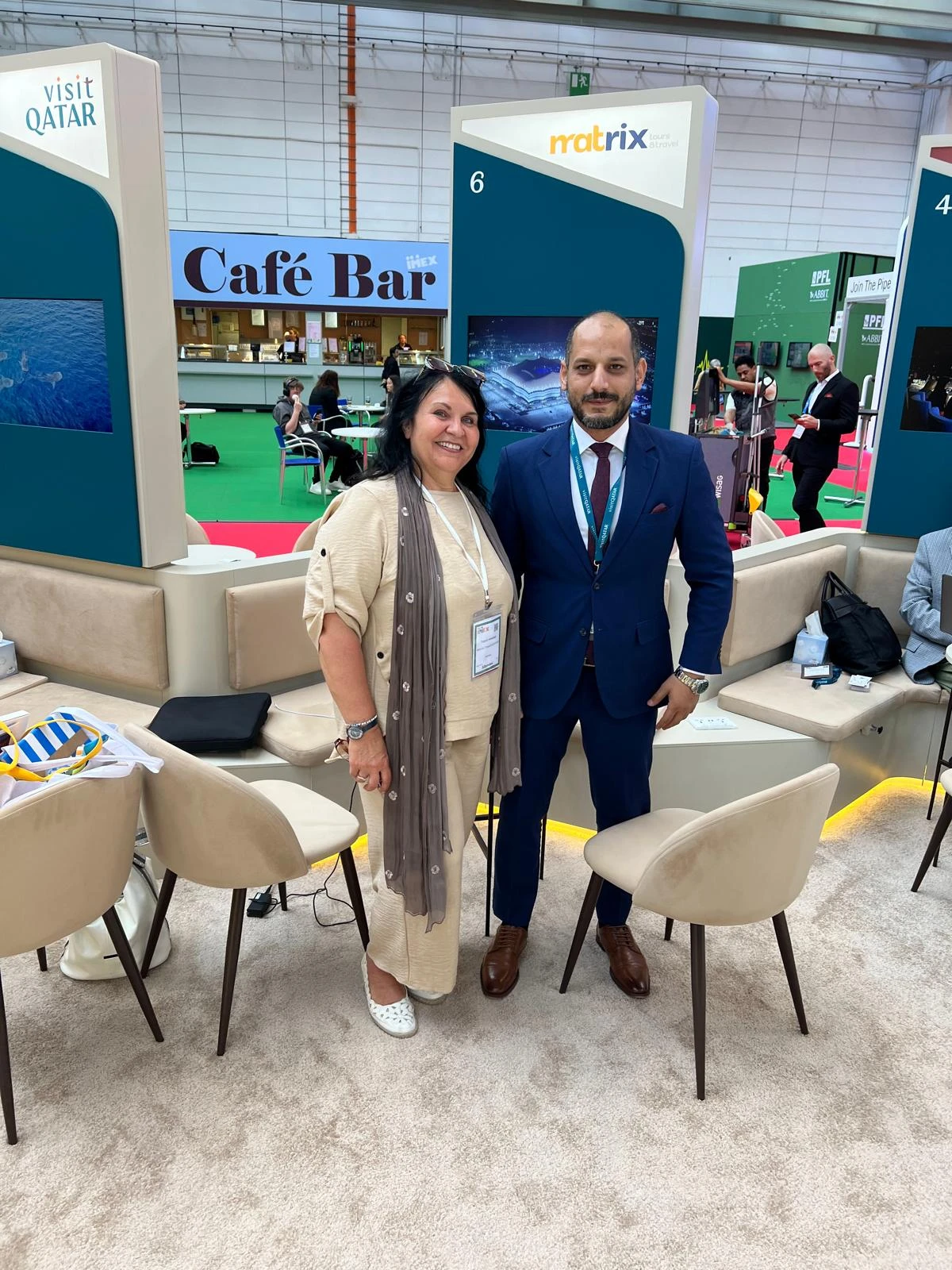 Tatjana Kabadayı – IMEX Frankfurt: Gespräch am Stand von Visit Qatar
