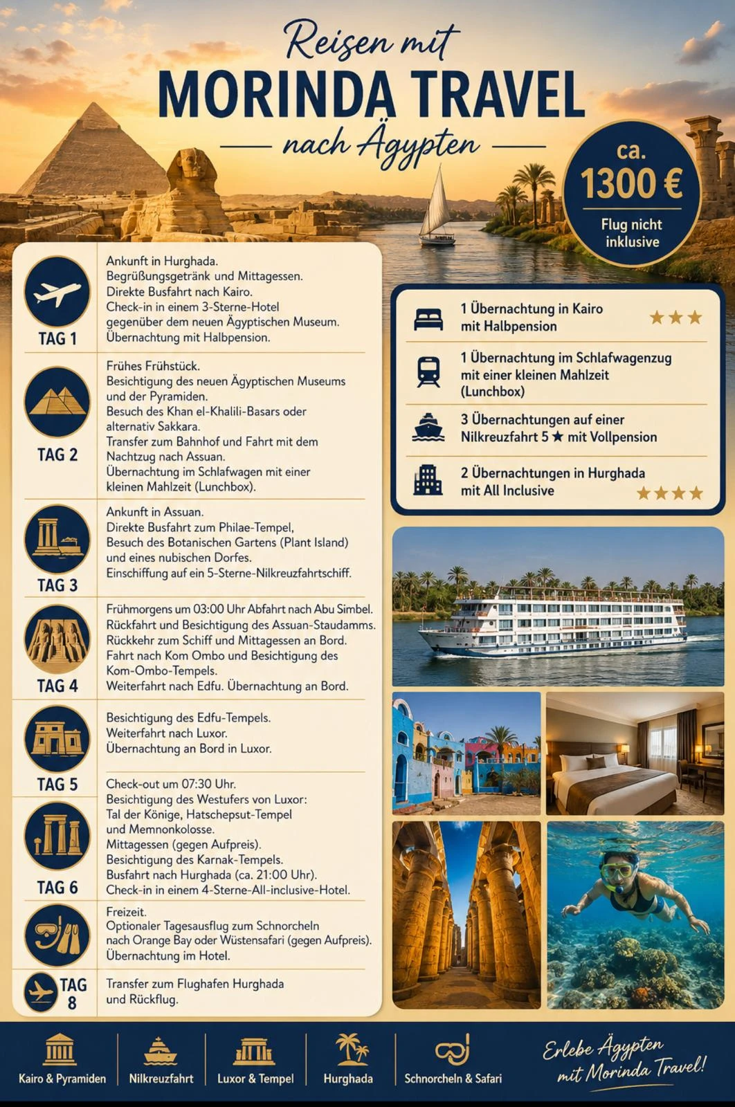 Ägypten-Rundreise mit Morinda Travel