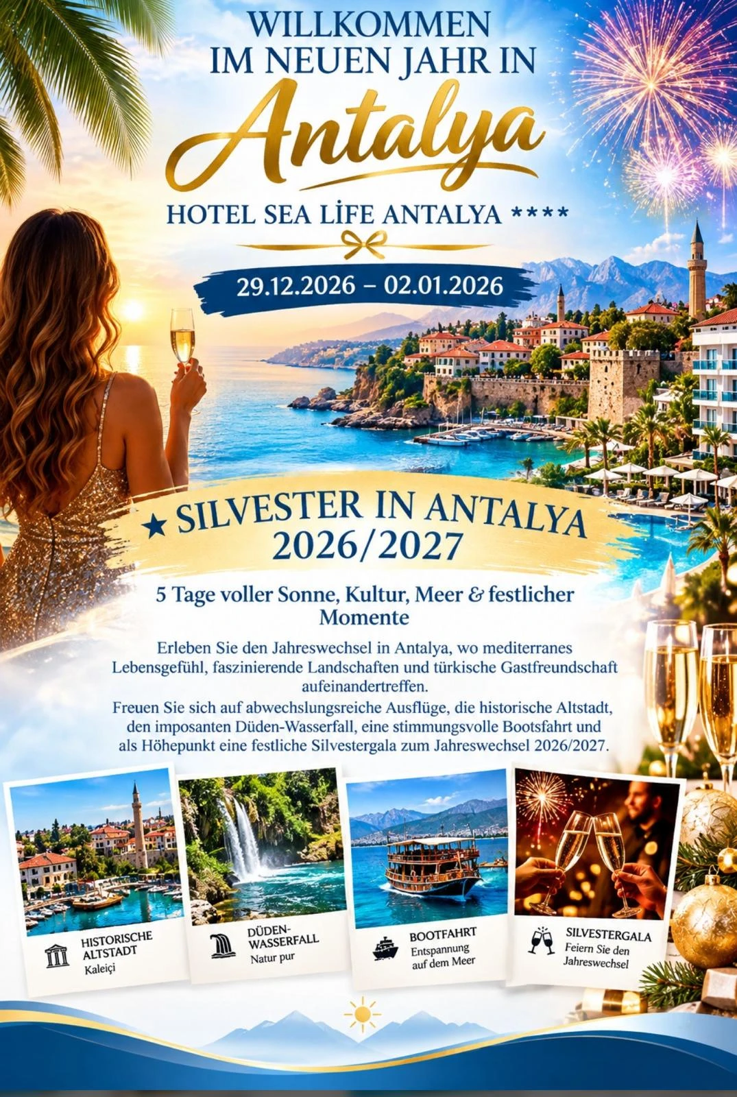 Silvester in Antalya 2026/2027 · Hotel Sea Life ****